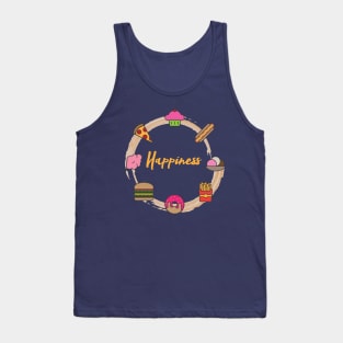 Food is Happiness Tank Top